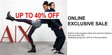 armani exchange sale usa